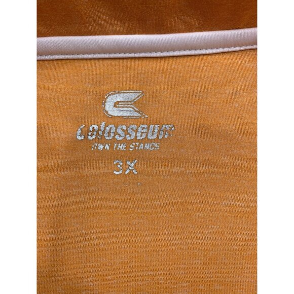 Tennessee Volunteers Men's 3X Orange Polo Shirt Collared Colosseum Football Vols - Picture 3 of 9